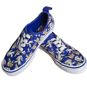 Vans Blue and White Kids Sneakers